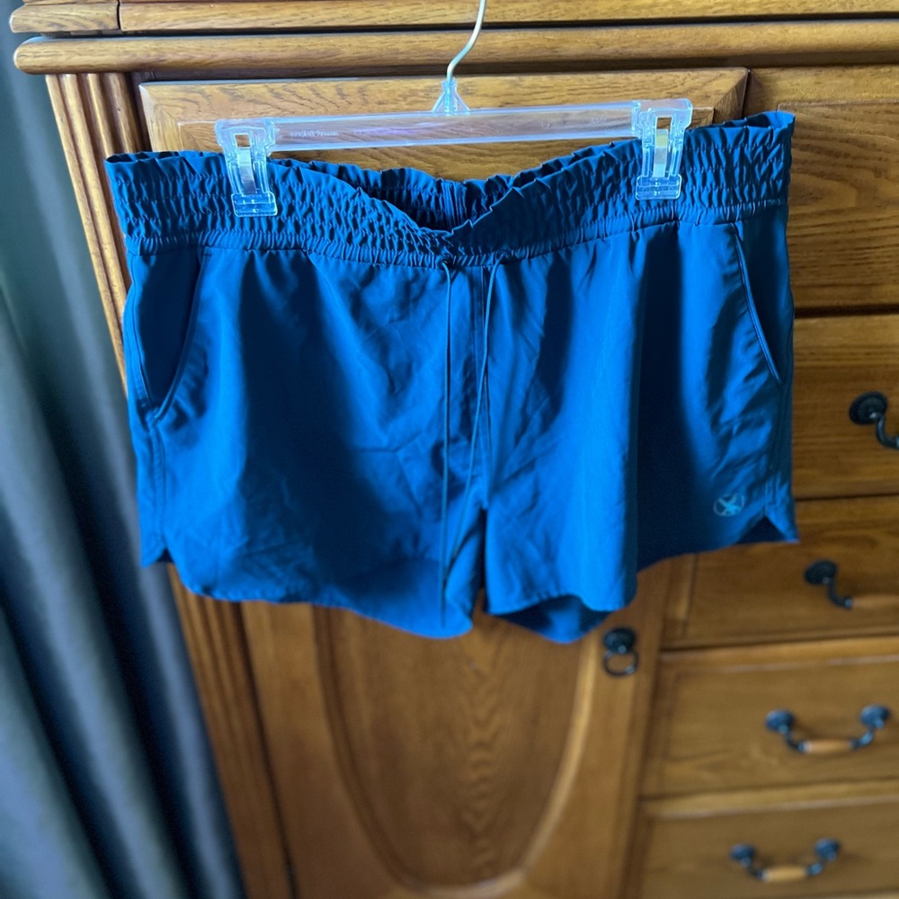 Carve Designs Blue Bali Shorts with Elastic Waistband